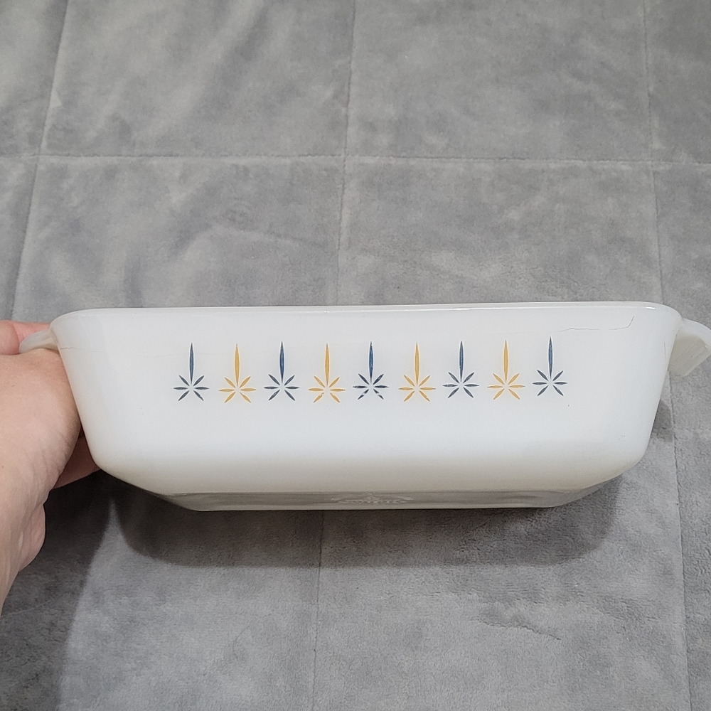 Vintage FIre King Candle Glow Dish